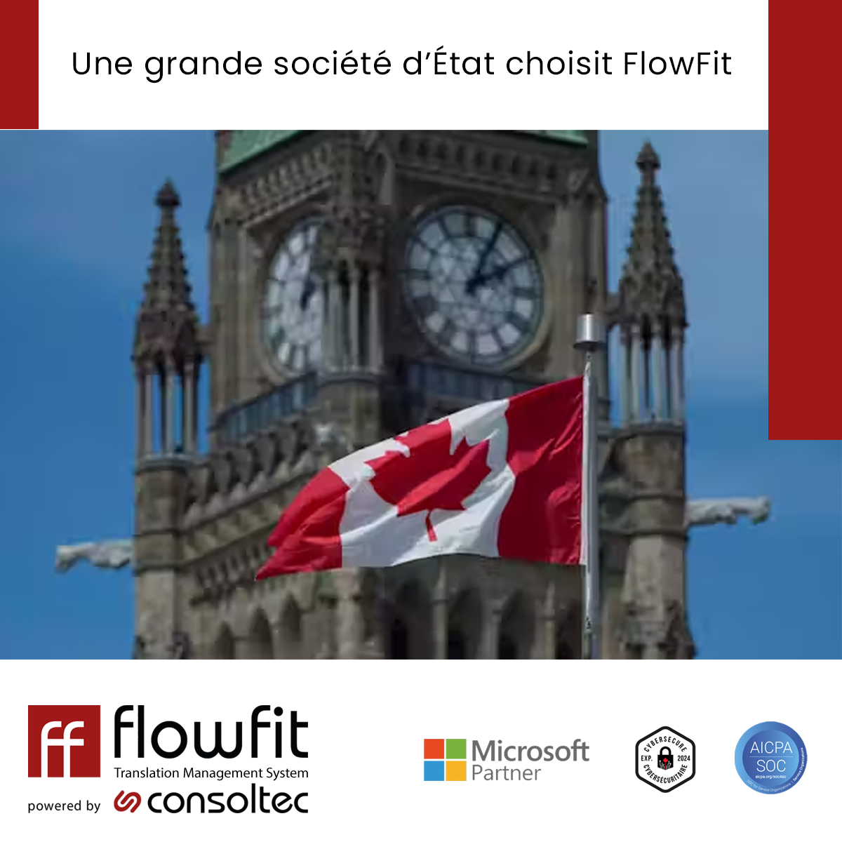 Titre : Une grande société d’État choisit FlowFit